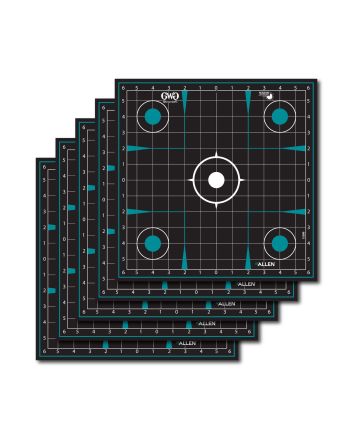 Girls With Guns 15280 SplashSelf-Adhesive Paper Black/Teal 12"x12" Grid 5 Pack