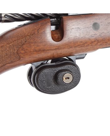 Allen 15415 Trigger LockOpen With Key Black Steel Firearm Fit- Handgun/Rifle/Shotgun