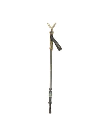 Allen 21447 Axial EZ-Stik Shooting Stick Monopod made of Matte Beetle Green Aluminum with Rubber Foot, Push Button Auto Slide Action, Post Attachment System &amp; 29-61" Vertical Adjustment