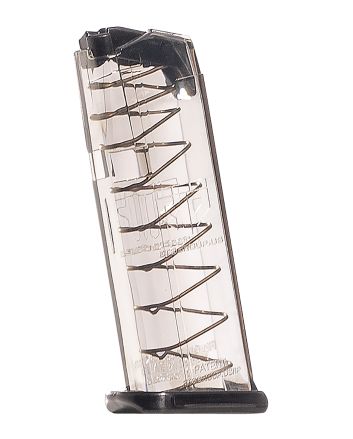 ETS Group GLK43X Pistol Mags10rd 9mm Luger Compatible w/ Glock 43X/48 Clear Polymer