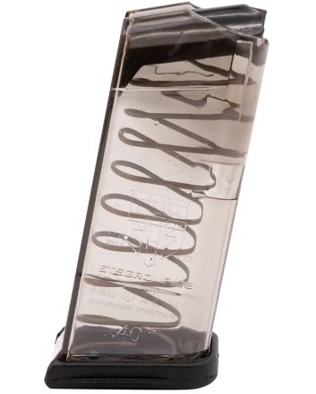 ETS Group GLK27 Pistol Mags9rd 40 S&amp;W Compatible w/ Glock 27 Clear Polymer