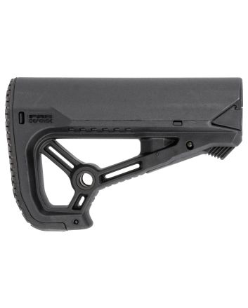 FAB Defense FXGLCORES GL-Core S CQB Optimized Combat Buttstock for AR-15/ M4 Black Fiberglass Reinforced Polymer