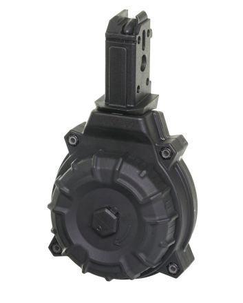 ProMag DRMA22 Standard50rd Drum 9mm Luger Fits CZ Scorpion Black DuPont Zytel Polymer
