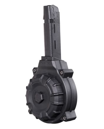ProMag DRMA19 Standard50rd Drum 40 S&amp;W Compatible w/ Glock 22/23 Black DuPont Zytel Polymer