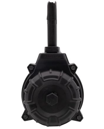 ProMag DRMA14 Standard50rd Drum 9mm Luger Compatible w/ Glock 43 Black DuPont Zytel Polymer
