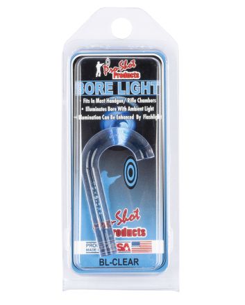 Pro-Shot BLCLEAR UV Bore Light.22 Cal &amp; Up Handgun/Rifle Fiber Optic Illuminator Lightening Blue