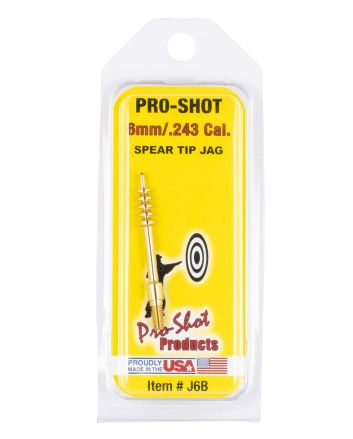 Pro-Shot J6B Jag6mm Rifle #8-32 Thread Spear Tip Brass