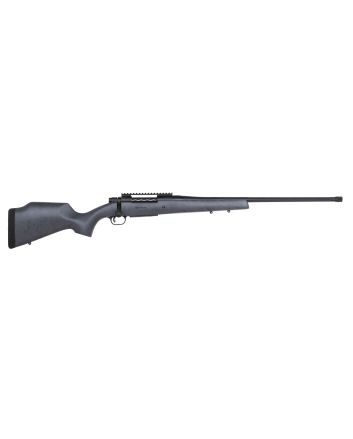 Mossberg 28102 Patriot Long Range Hunter 300 Win Mag Caliber with 3+1 Capacity, 24" Threaded/Fluted Barrel, Matte Blued Metal Finish &amp; Sniper Gray Fixed Monte Carlo Stock Right Hand (Full Size)