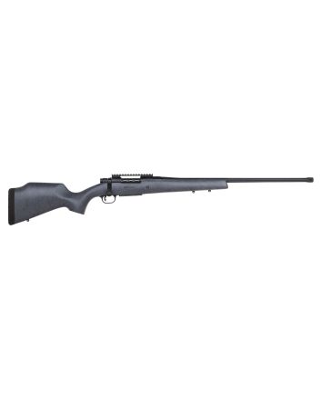 Mossberg 28104 Patriot Long Range Hunter 6.5 PRC Caliber with 4+1 Capacity, 24" Threaded/Fluted Barrel, Matte Blued Metal Finish &amp; Sniper Gray Fixed Monte Carlo Stock Right Hand (Full Size)