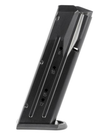 Mec-Gar MGWIT9LFAFC Standard17rd 9mm Luger Fits Tanfoglio Witness Large Frame Blued w/Anti-Friction Coating Carbon Steel