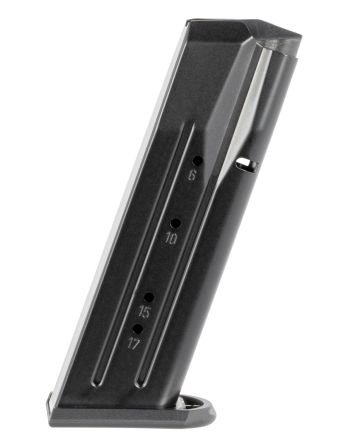 Mec-Gar MGWIT38LFAFC StandardBlued w/ Anti-Friction Coating Detachable 17rd 38 Super for Tanfoglio Witness Large Frame