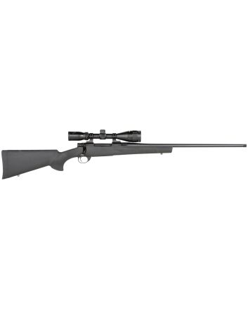 Howa HGP23PRCB M1500 Gamepro Gen2 300 PRC 3+1 24" Threaded Barrel, Blued Metal Finish, Black Fixed Hogue Pillar-Bedded Overmolded Stock, Includes GamePro 4-12x40mm Scope