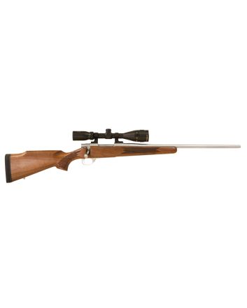 Howa HWH308TS M1500 Standard Hunter 308 Win 5+1 22" Stainless Steel Threaded Barrel, Stainless Steel Receiver, Fixed Walnut Stock, *Scope Not Included*
