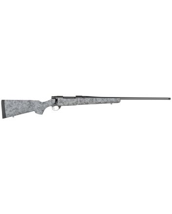 Howa HHS43531 M1500 HS Precision 300 PRC 3+1 24" Threaded Barrel, Black Steel Receiver, Gray w/Black Webbing HS Precision Synthetic Stock
