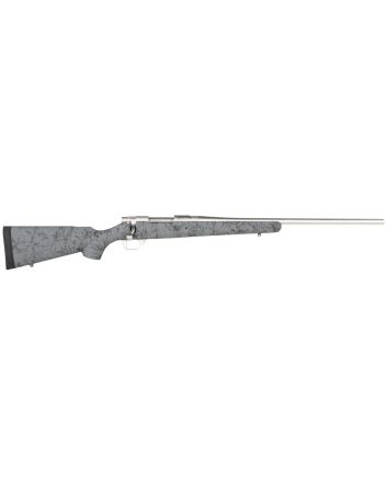 Howa HHS62511 M1500 HS Precision 6.5 Creedmoor 5+1 22", Stainless Steel Metal Finish &amp; Gray Black Webbed Fixed HS Precision Stock