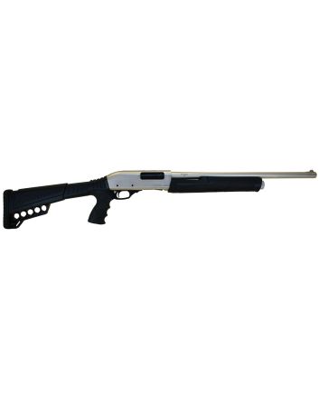 Citadel FRPAX1220NKL CDP Force Tactical Pump 12 Gauge 3+1 3" 20"Silver Marinecote Barrel, Steel Receiver w/Silver Marinecote Finish, Synthetic Pistol Grip Stock