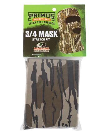 Primos PS6665 Stretch FitMossy Oak Original BottomLand Neoprene 3/4 Face Mask OSFA