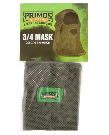 Primos PS6662 MeshOD Green Mesh 3/4 Face Mask OSFA