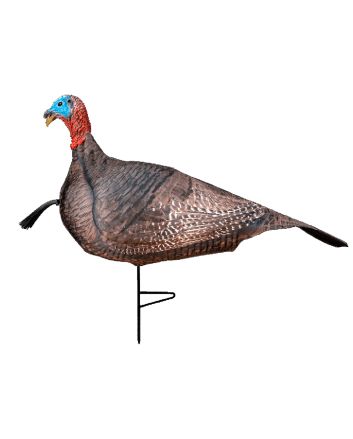 Primos 69069 Photoform Jake Turkey, Lightweight/Flexible/Collapsible Brown Foam, Realistic Coloration
