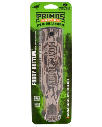 Primos PS2960 Foggy BottomBox Call Turkey Hen Sounds Attracts Turkeys Mossy Oak Original BottomLand Wood