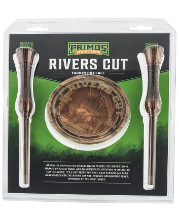 Primos PS2921 Rivers CutFriction Call Turkey Sounds Brown Hardwood