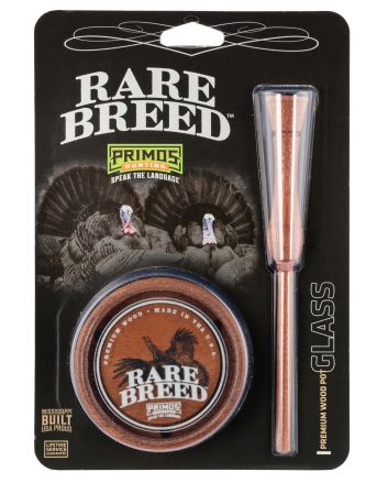 Primos PS2903 Rare BreedFriction Call Attracts Turkeys Natural Glass/Wood