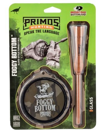 Primos PS2906 Foggy BottomFriction Call Attracts Turkeys Mossy Oak Original BottomLand Wood/Glass