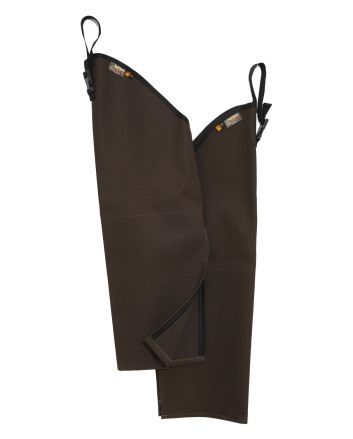 Boyt Harness 9001BRRR Rattlers Chaps 1000D Nylon Brown Regular 26" Adjustable Straps