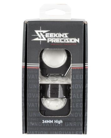 Seekins Precision 0010630006 Scope RingsMatte Black 34mm High