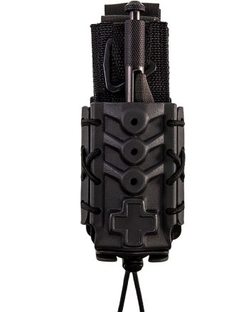 High Speed Gear 11TQK0BK Tourniquet TACOBlack Kydex, 2" Belt Clip/MOLLE U-Mount, Compatible w/ Most Tourniquets