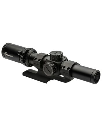 Firefield FF13070K RapidStrikeMatte Black 1-6x 24mm 30mm Tube Dual Illuminated (Red/Green/Black)Circle Dot Reticle