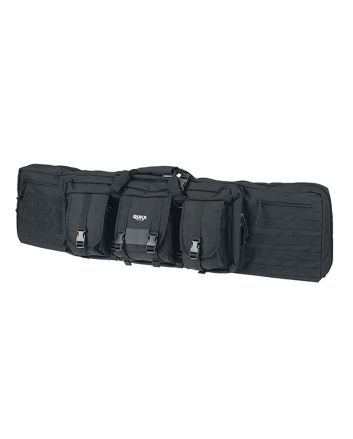 Rukx Gear ATICT36DGB Tactical Double Gun 36" Water Resistant Black 600D Polyester w/ Non-Rust Zippers Holds up to 2 Rifles