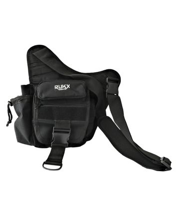 Rukx Gear ATICTSBB Sling BagBlack 600D Polyester Single Strap