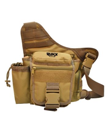 Rukx Gear ATICTSBT Sling BagTan 600D Polyester Single Strap