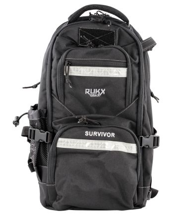 Rukx Gear ATICTSURB Survivor Backpack Black 600D Polyester