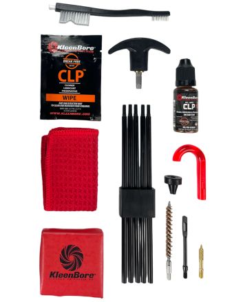 KleenBore K204 Rifle Classic Cleaning Kit .25/ .243/ 6.5mm Cal