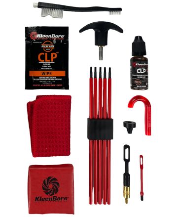 KleenBore SAF300 SAF-T-CLAD Universal Classic Cleaning Kit 22 Cal - 12 Gauge Handguns / Rifles / Shotguns