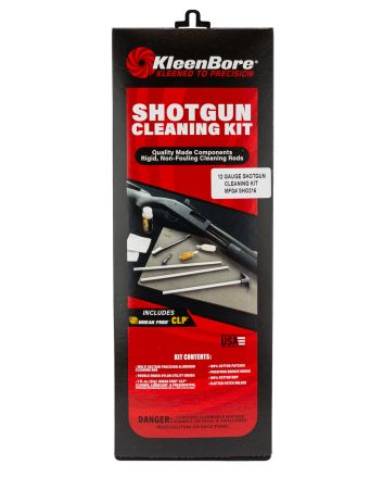 KleenBore SHO216 Classic Cleaning Kit 12 Gauge Shotgun