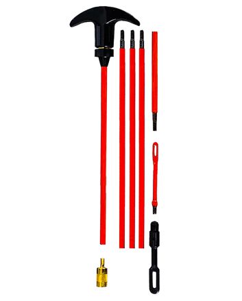 KleenBore SAF301 SAF-T-CLAD Universal Classic Cleaning Kit .22 - .45 Cal Handgun/Rifle/All Gauge Shotguns