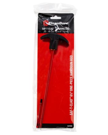 KleenBore SAF302 SAF-T-CLAD Cleaning Rod .22 - .45 Cal Handgun 6.5" w/Swivel Handle