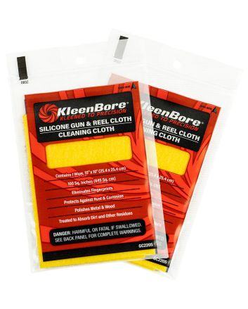 KleenBore GC220P Gun &amp; Reel Silicone Cloth 10" Treated Cotton Flannel 10 Per Pack