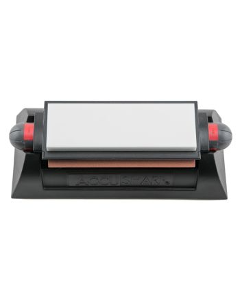 AccuSharp 025C Tri-Stone Deluxe Sharpening System Coarse, Medium, Fine Diamond, Alumina, Ceramic Sharpener Rubber Handle