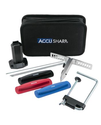 AccuSharp 060C 3-Stone Precision Set Coarse/Medium/Fine Diamond, Alumina, Ceramic Sharpener Multi Color