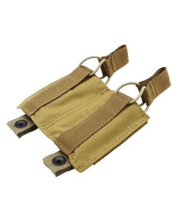 Tacshield T3607CY Speed Load Double Pistol Double Coyote 1000D Nylon