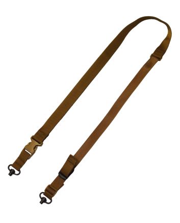 Tacshield T6040CY Tactical Sling Coyote Tan Webbing Two-Point/Fast Adjust Rifle/Shotgun
