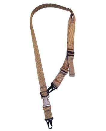 Tacshield T6030CY Warrior 2-in-1 Sling Coyote Tan Webbing Padded Fast Adjust Rifle/Shotgun