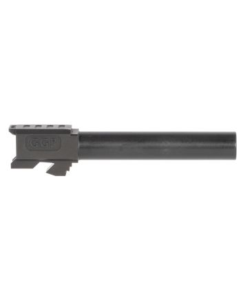 Grey Ghost Precision BARRELG17NTBN GGPMatch Grade Barrel 9mm Luger 4.49" Fits Glock 17 Gen 3-4, 416R Stainless Steel w/Black Nitride Finish