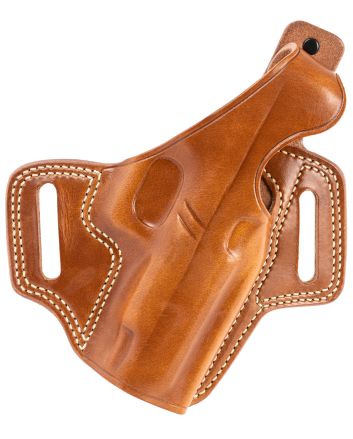 Galco FL834 FletchOWB Tan Leather Belt Slide Compatible w/ Glock 48/48 MOS/S&amp;W M&amp;P Shield EZ Belt Up to 1.75" Wide Right Hand