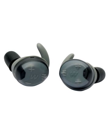 Walker's GWPSLCRRC2 Silencer 2.0 R600 26 dB In The Ear Gray Polymer