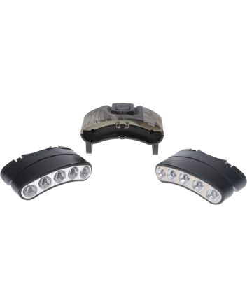 Cyclops CYCHCDTWGN Orion Tilt 30 Lumens Green/White LED Bulb Camo Clip-On